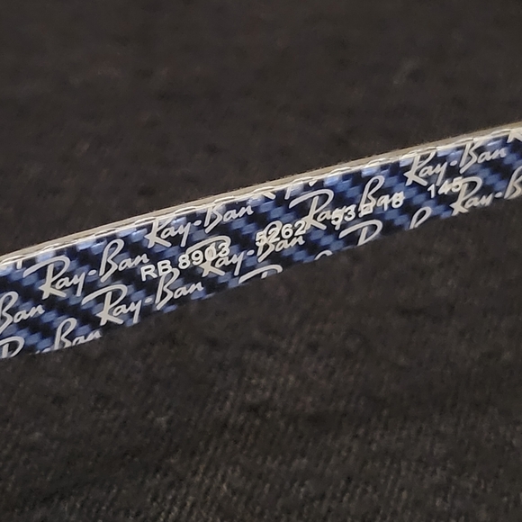 Ray-Ban Eyeglasses Frames - RB8903 5262 Matte Blue Dark Carbon Fiber - 53-18-145 - Picture 7 of 9